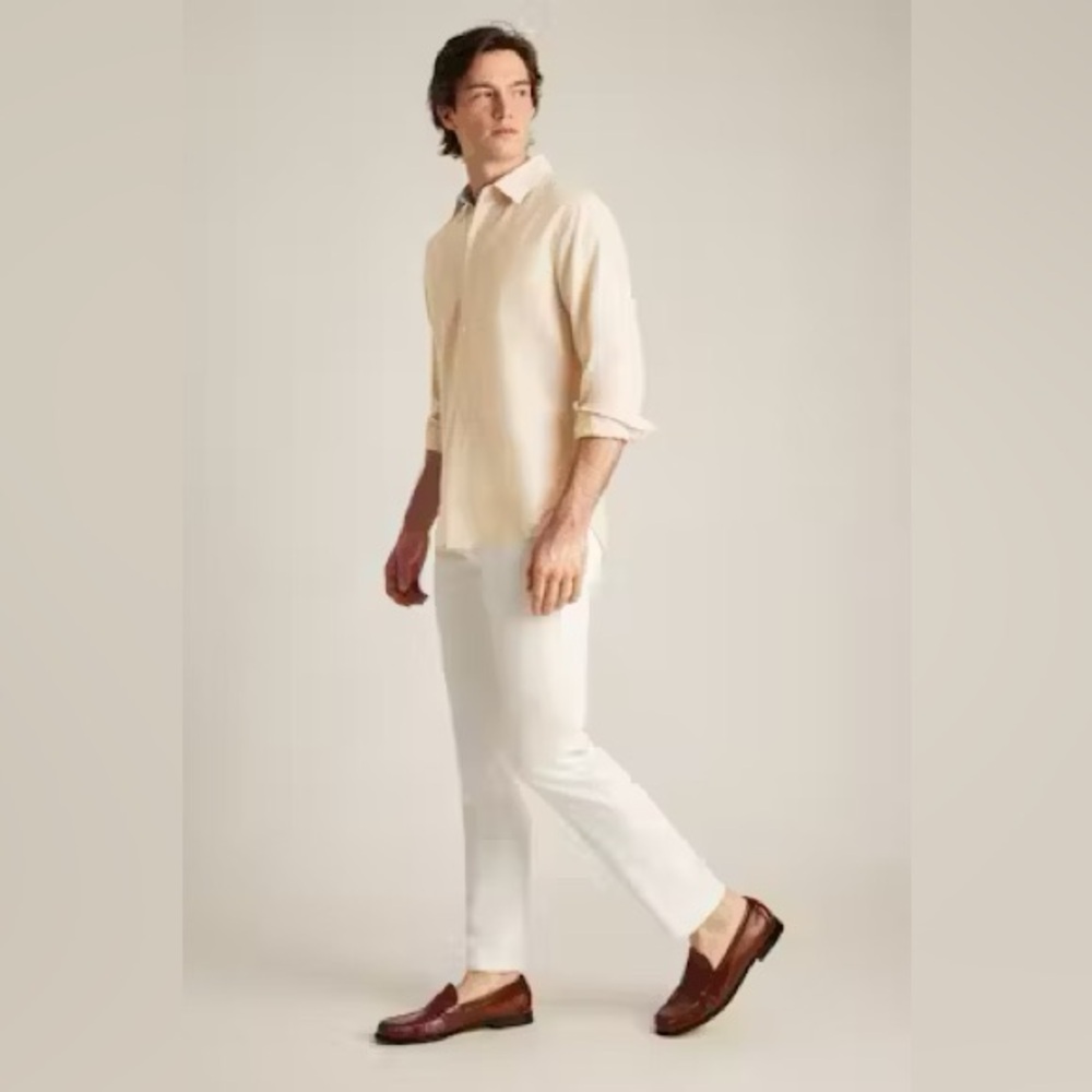 Bonobos Travel Jeans cloudy white brand new 31 x 30 slim taper